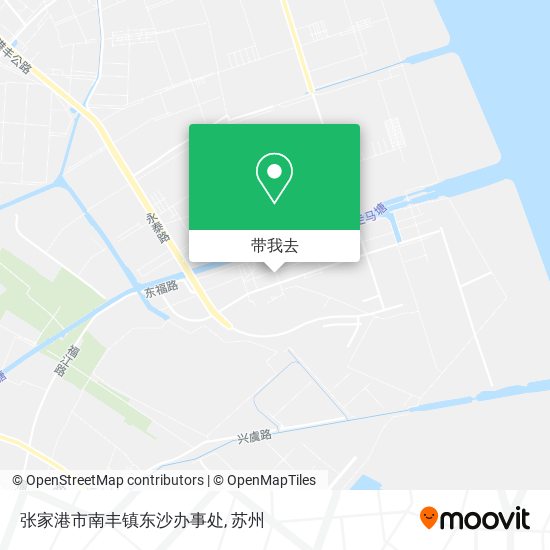 张家港市南丰镇东沙办事处地图