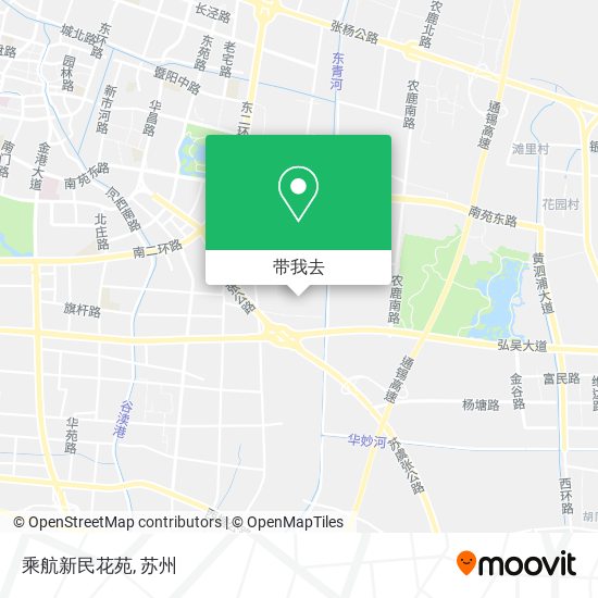 乘航新民花苑地图