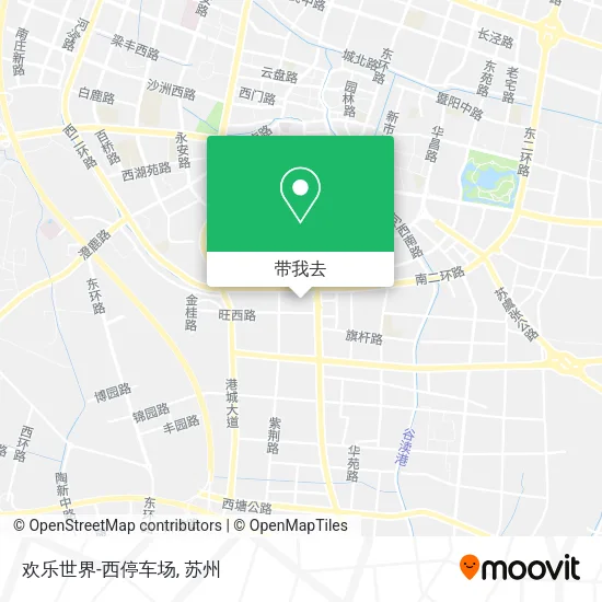 欢乐世界-西停车场地图