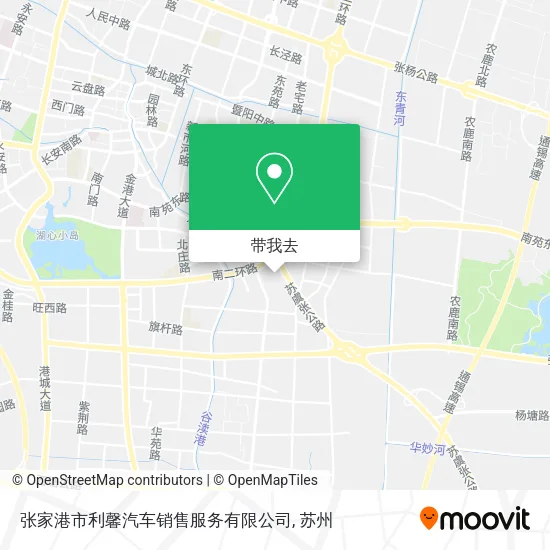 张家港市利馨汽车销售服务有限公司地图
