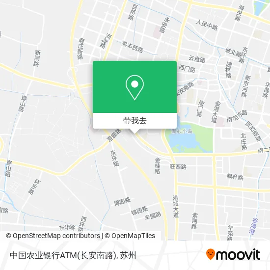 中国农业银行ATM(长安南路)地图