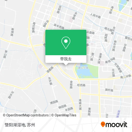 暨阳湖湿地地图