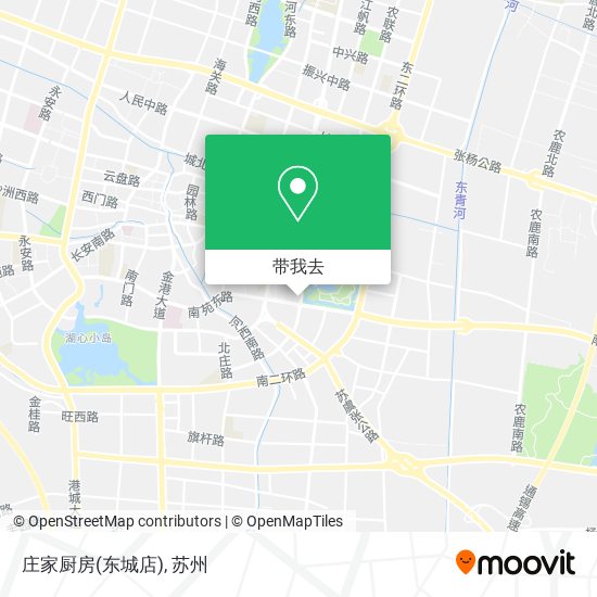 庄家厨房(东城店)地图