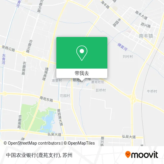 中国农业银行(鹿苑支行)地图
