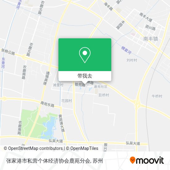 张家港市私营个体经济协会鹿苑分会地图