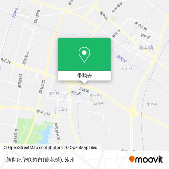 新世纪华联超市(鹿苑镇)地图