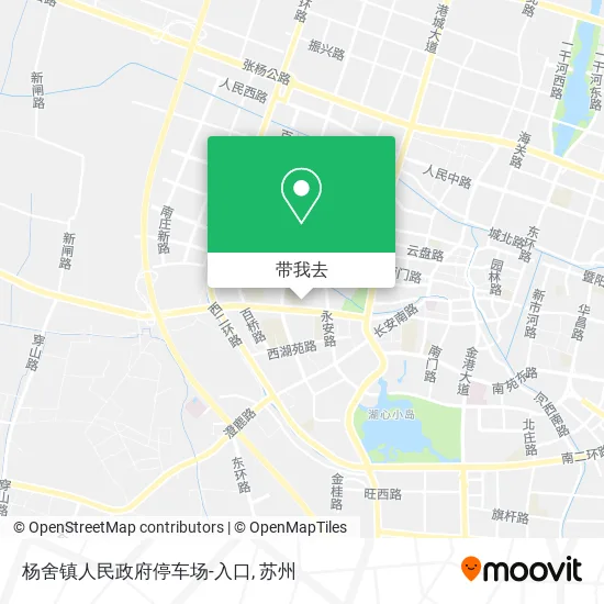杨舍镇人民政府停车场-入口地图