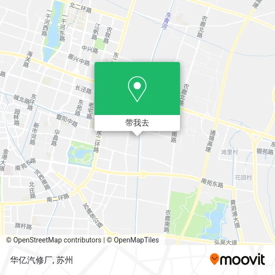 华亿汽修厂地图