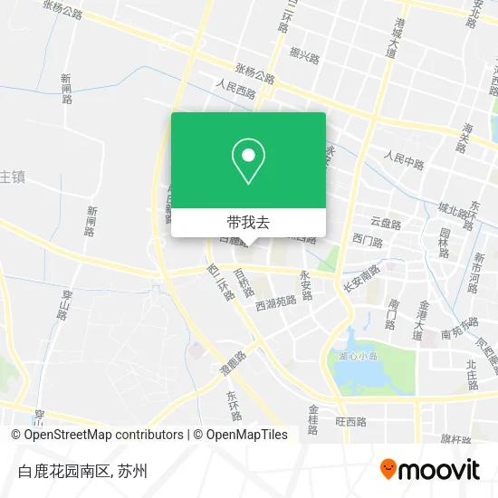 白鹿花园南区地图