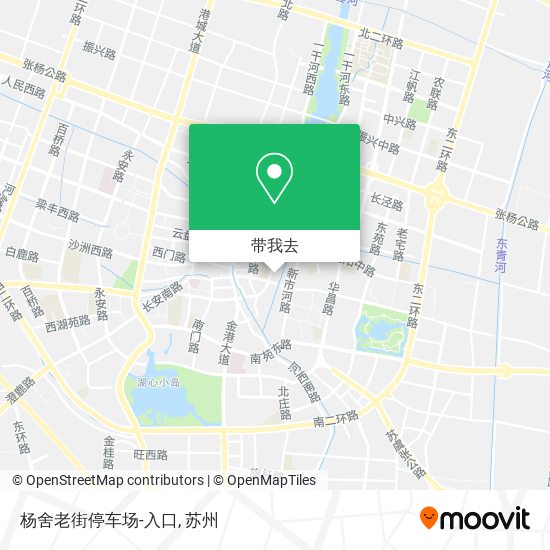 杨舍老街停车场-入口地图