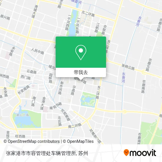 张家港市市容管理处车辆管理所地图