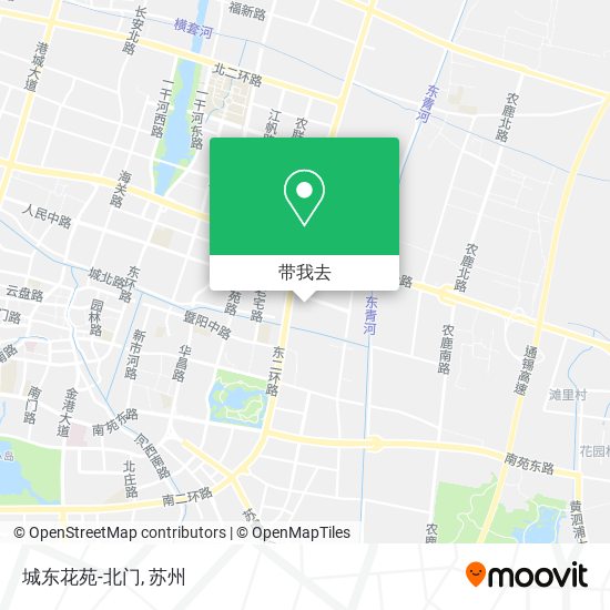 城东花苑-北门地图