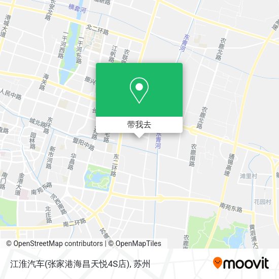 江淮汽车(张家港海昌天悦4S店)地图