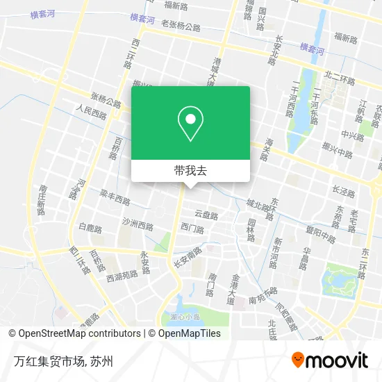 万红集贸市场地图