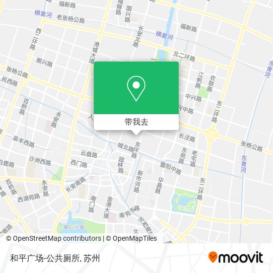 和平广场-公共厕所地图
