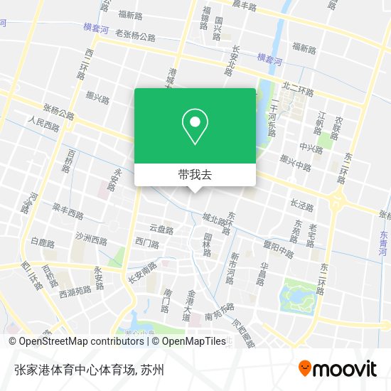 张家港体育中心体育场地图