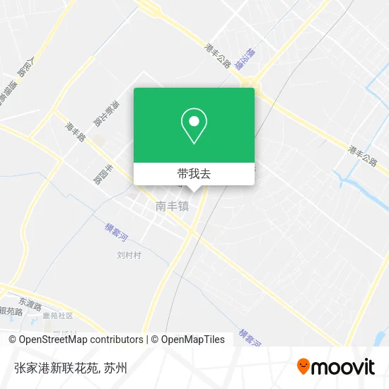 张家港新联花苑地图