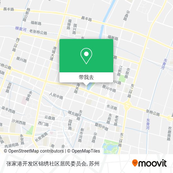 张家港开发区锦绣社区居民委员会地图