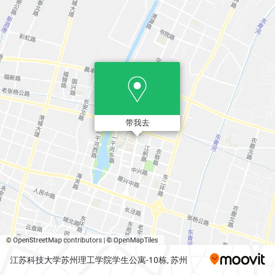 江苏科技大学苏州理工学院学生公寓-10栋地图