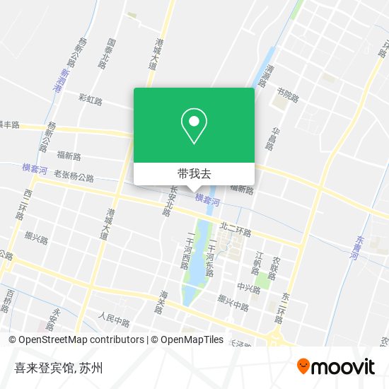 喜来登宾馆地图