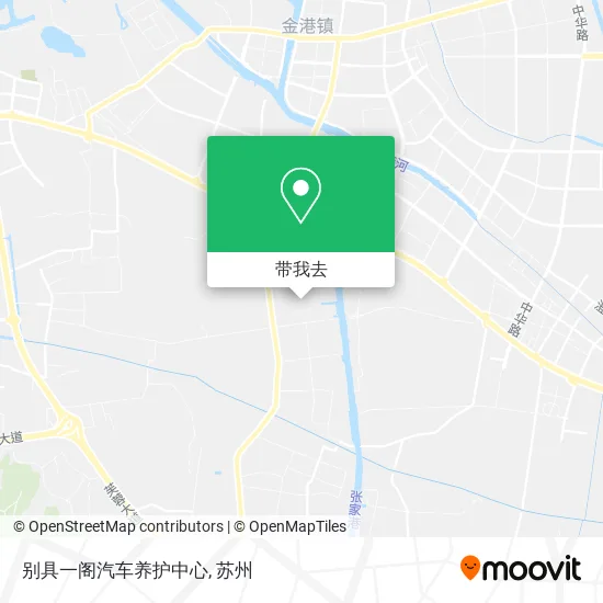 别具一阁汽车养护中心地图