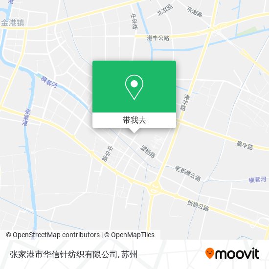 张家港市华信针纺织有限公司地图