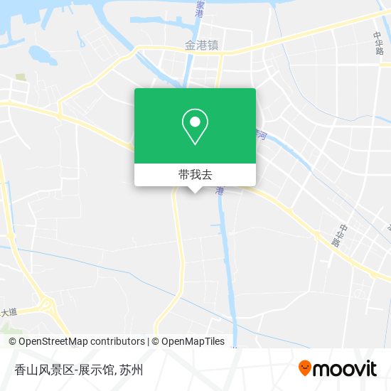 香山风景区-展示馆地图