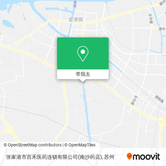 张家港市百禾医药连锁有限公司(南沙药店)地图
