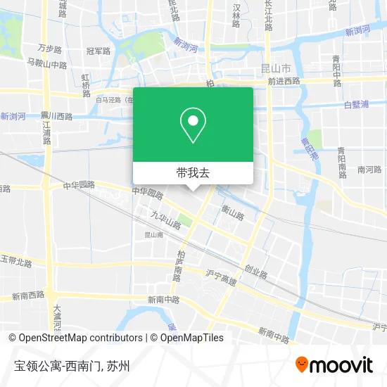 宝领公寓-西南门地图
