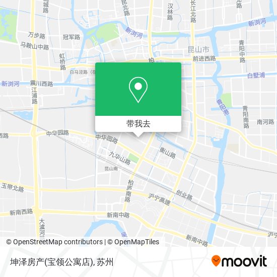 坤泽房产(宝领公寓店)地图