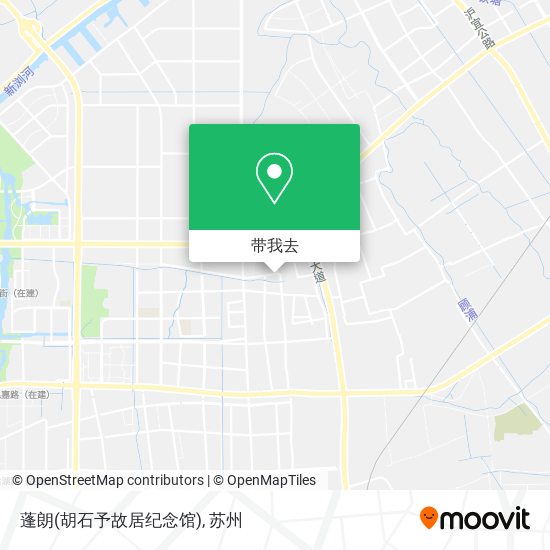 蓬朗(胡石予故居纪念馆)地图