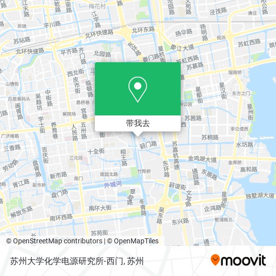 苏州大学化学电源研究所-西门地图