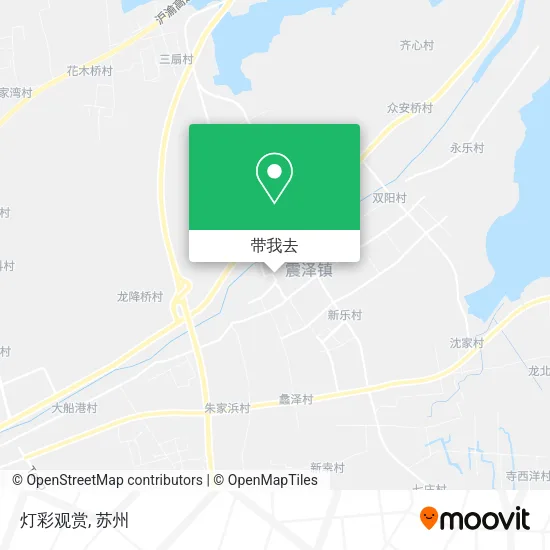 灯彩观赏地图