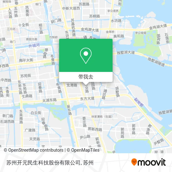 苏州开元民生科技股份有限公司地图