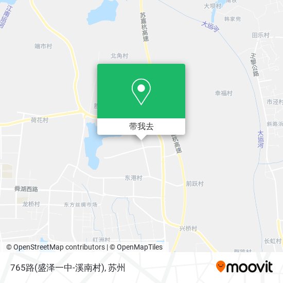 765路(盛泽一中-溪南村)地图