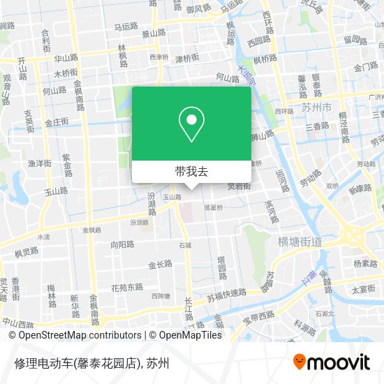 修理电动车(馨泰花园店)地图
