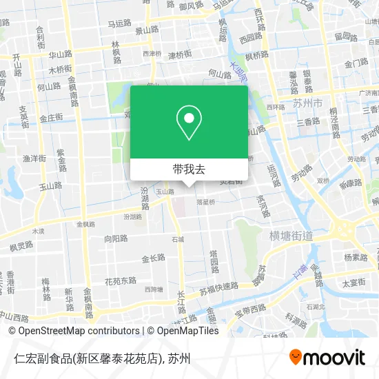 仁宏副食品(新区馨泰花苑店)地图