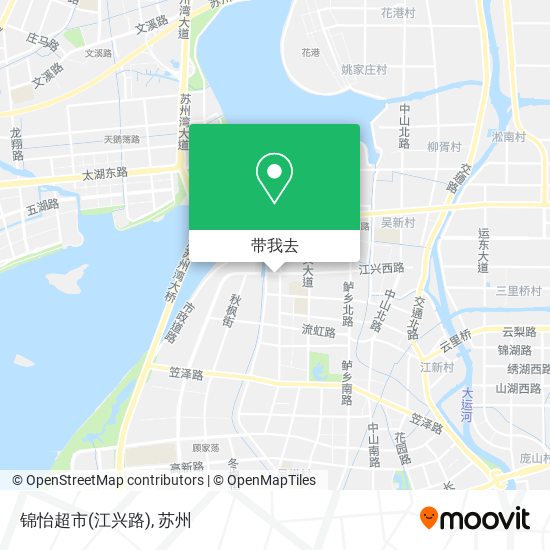 锦怡超市(江兴路)地图