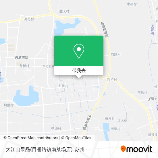 大江山果品(目澜路镇南菜场店)地图