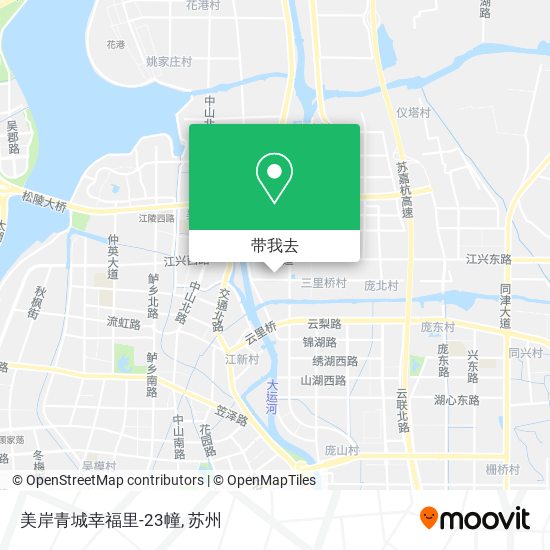 美岸青城幸福里-23幢地图