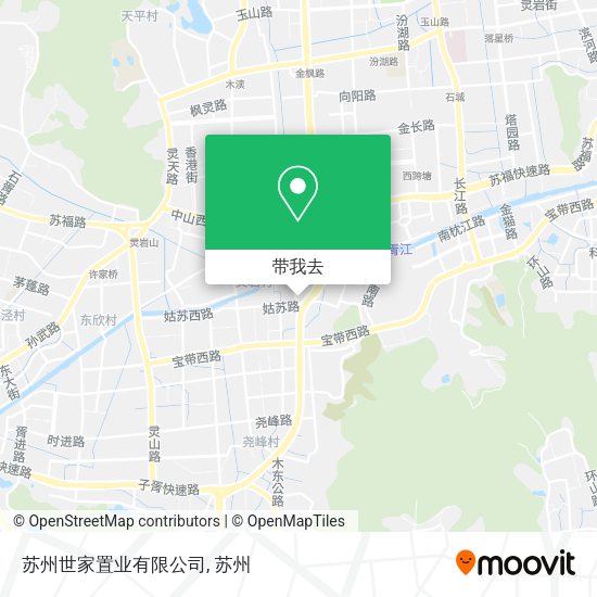 苏州世家置业有限公司地图