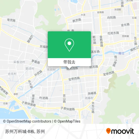 苏州万科城-8栋地图
