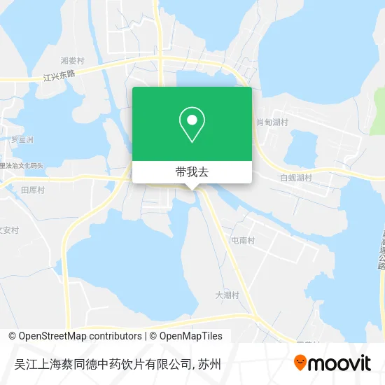吴江上海蔡同德中药饮片有限公司地图
