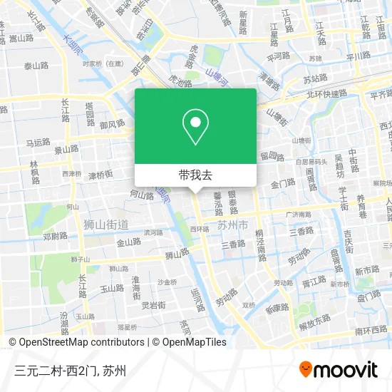 三元二村-西2门地图