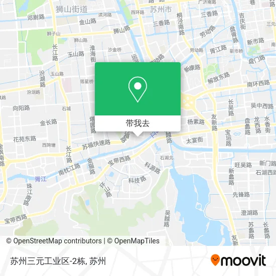 苏州三元工业区-2栋地图