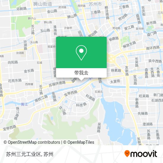 苏州三元工业区地图