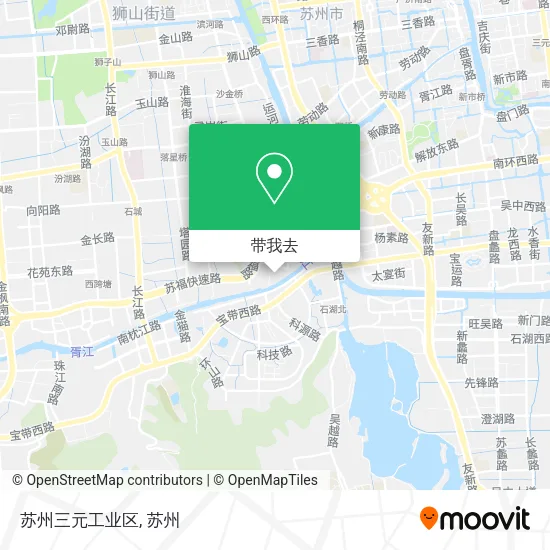 苏州三元工业区地图