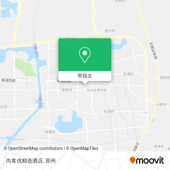 尚客优精选酒店地图