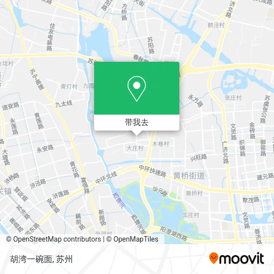 胡湾一碗面地图