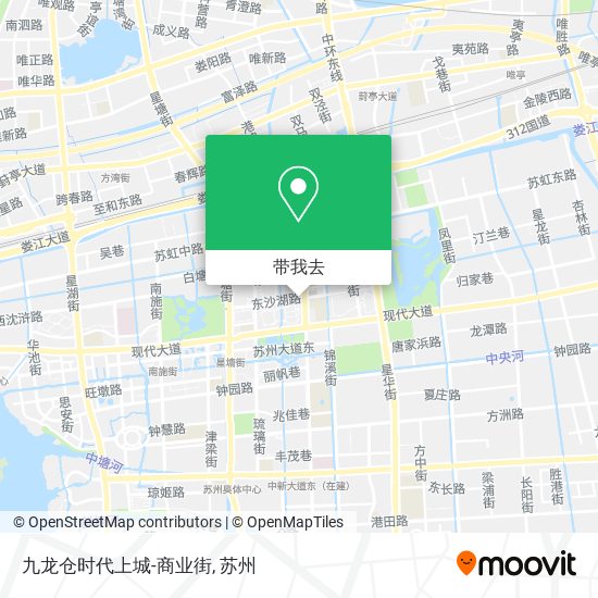 九龙仓时代上城-商业街地图